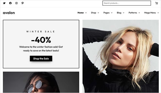 avalon-ecommerce-theme - SeedProd Avalon eCommerce theme for WordPress