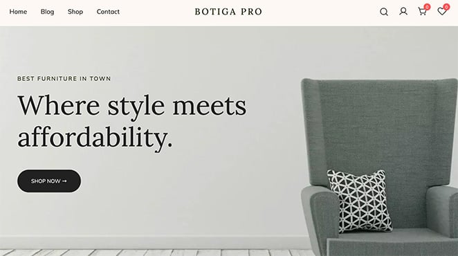botiga-ecommerce-theme - SeedProd Botiga eCommerce WordPress Theme