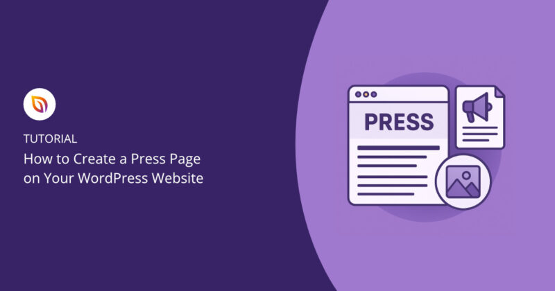 How to Create a Press Page on Your WordPress Site