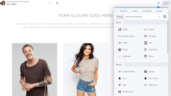 Beaver Builder WordPress page builder editor