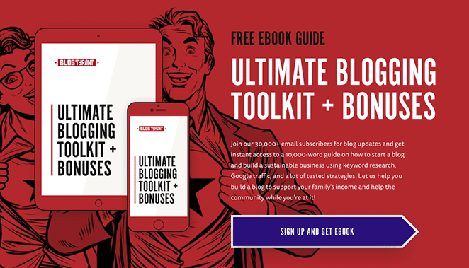 Example of a lead magnet