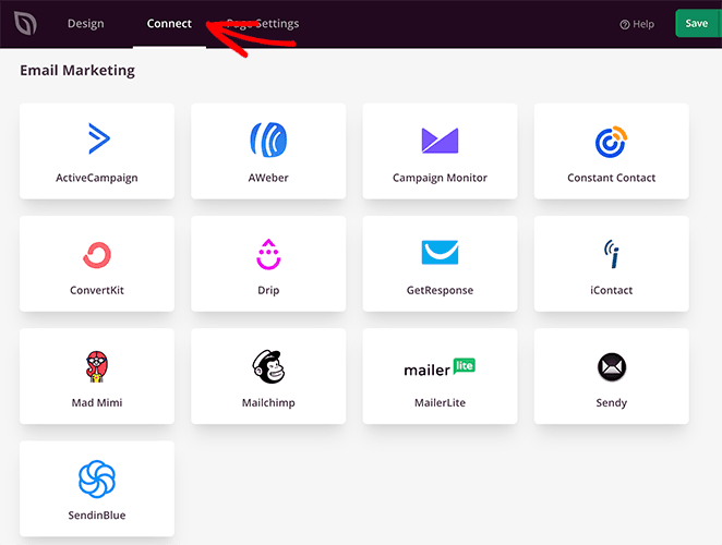 Connect SeedProd forms to popular email marketing services