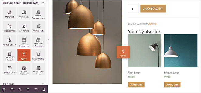 SeedProd upsell feature
