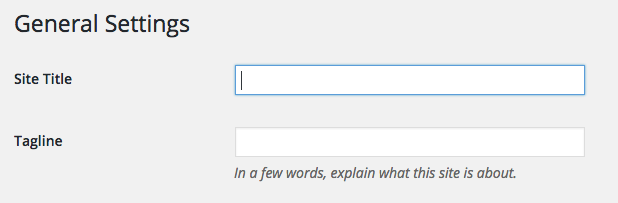Site Title Screenshot