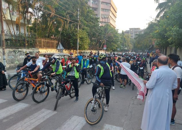 Cycle Ride Organised At Don Bosco School Guwahati On Children’s Day